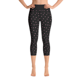 PETIT BOW CAPRI LEGGINGS • BLACK