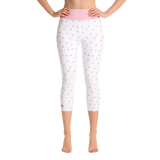 PETIT BOW CAPRI LEGGINGS • WHITE