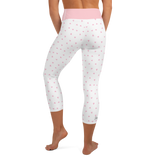 PETIT BOW CAPRI LEGGINGS • WHITE