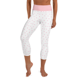 PETIT BOW CAPRI LEGGINGS • WHITE
