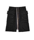 NOIR DROP-CROTCH CARGO SHORTS
