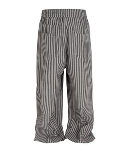 GREY STRIPED LOUNGE PANTS (UNISEX)