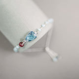London Blue Quartz Gold Isla Bracelet