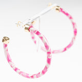 Hoops - Pink Confetti