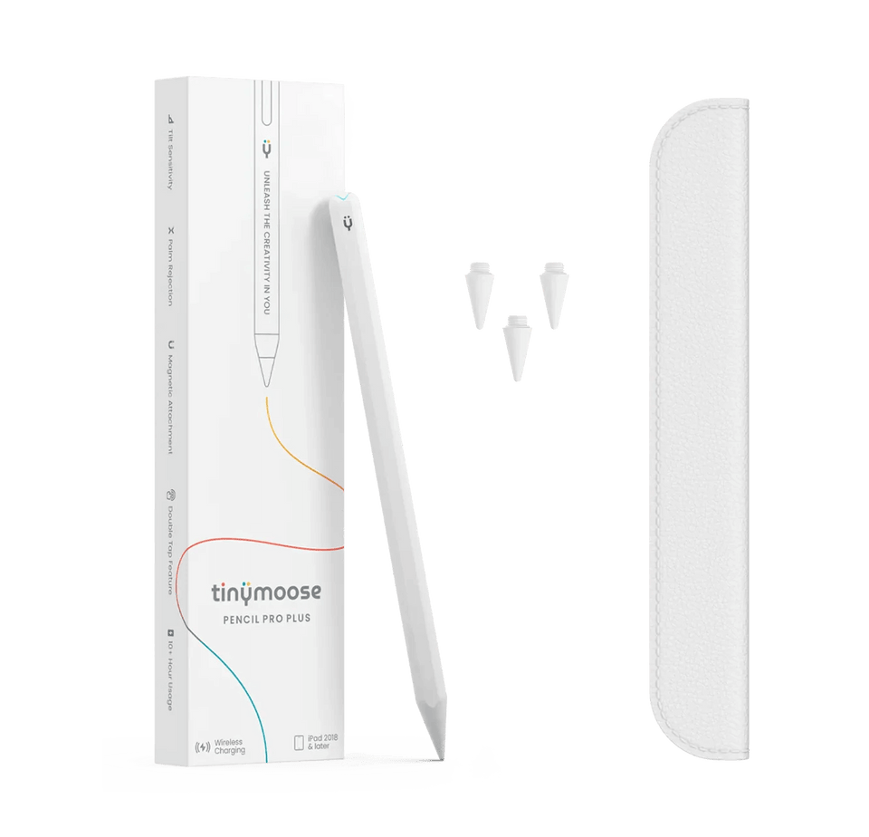 Pencil Pro Plus - iPad Pen with Wireless Charging – Alpine White