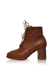 Fashion Leather Booties: High Heel Shoes by Rising Mara