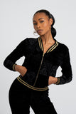 Royalty Velour Black Tracksuit