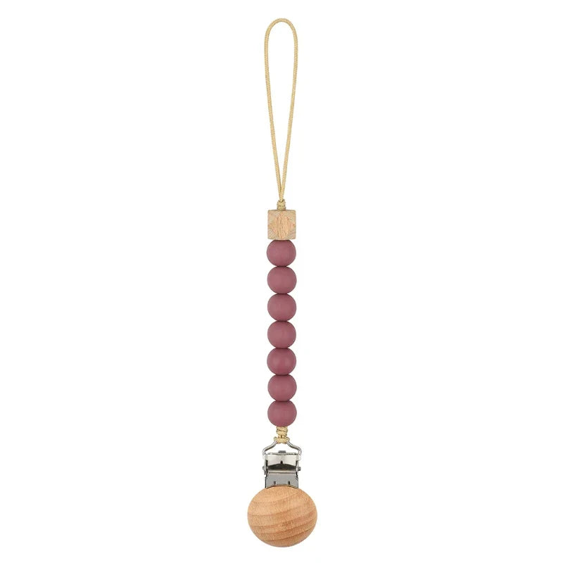 Teething Beads Pacifier Clip