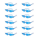 12 PCS  Flame Shaped Sunglasses