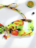 Tropical gems two piece swimsuit