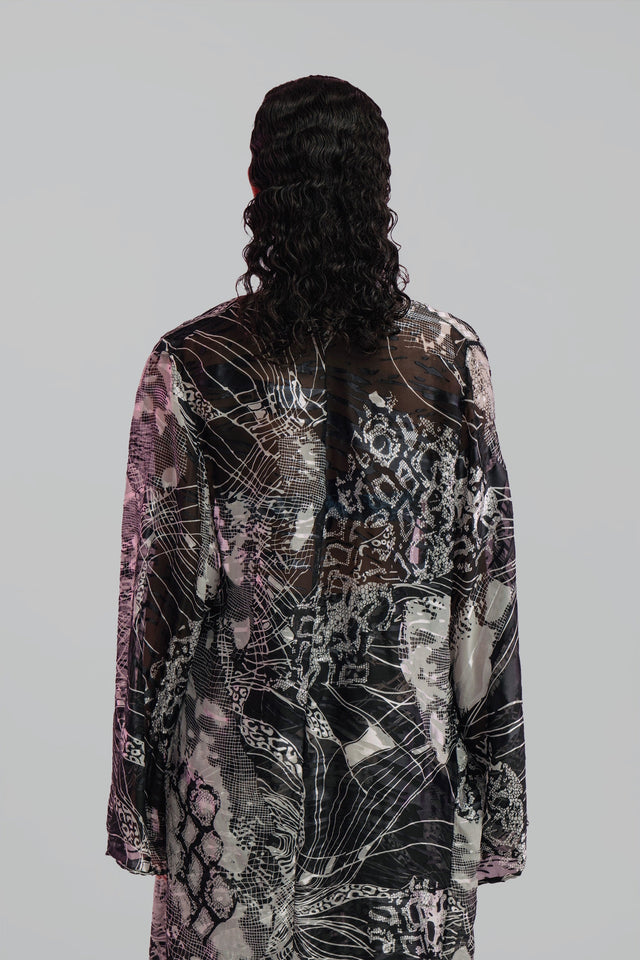 Sina Silk Cover-Up Top