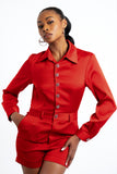 Valentina Tailored Short Romper
