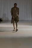 André Espresso Cropped Suit Set
