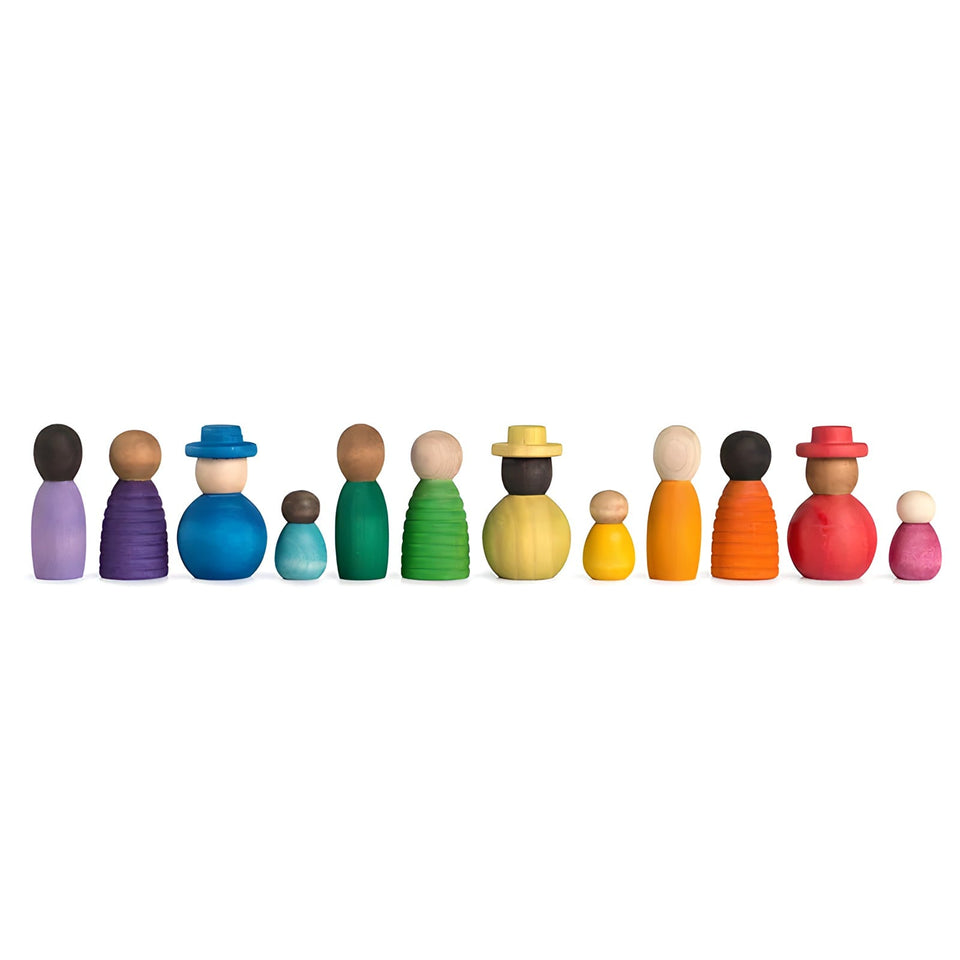 Rainbow Rings, Coins and Nins Pretend Play Toys