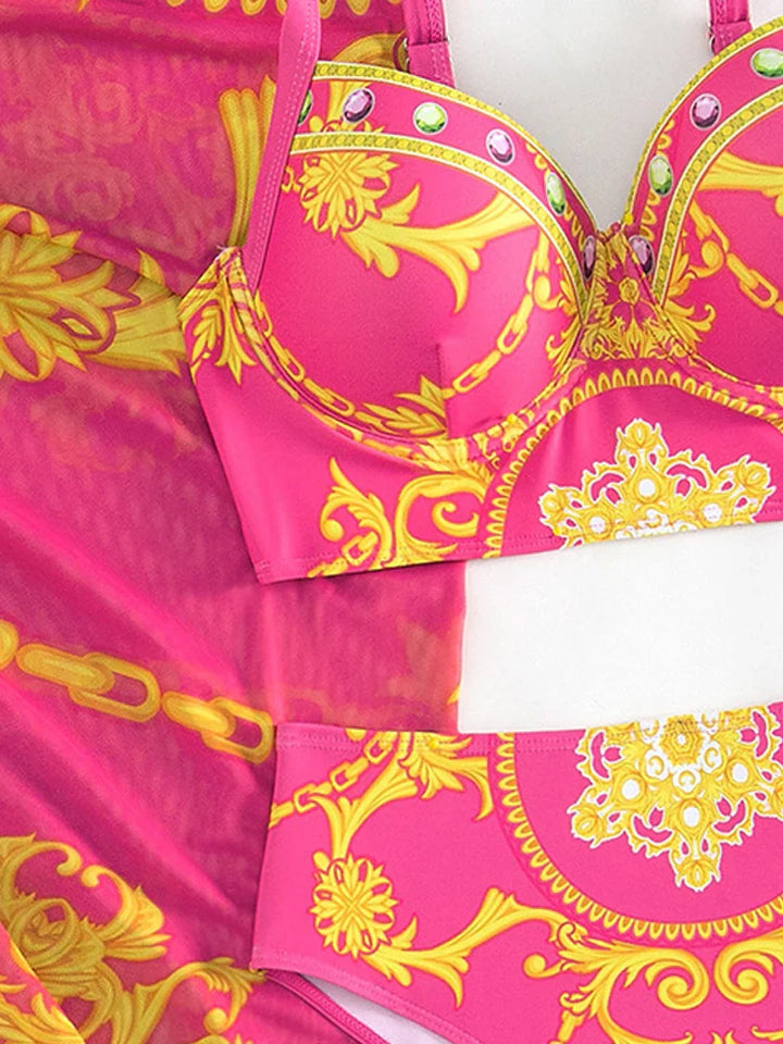 Lux three piece swimsuit summer