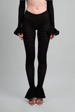 Scarlet Lace Knit Two-Piece Set