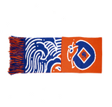 Ganbei Reversible Intarsia Wool Scarf