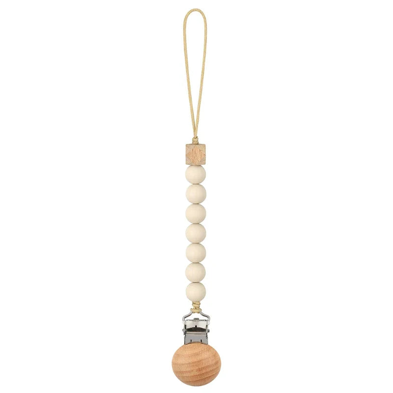 Teething Beads Pacifier Clip