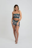 Shanna Leopard Print Velour Two-Piece Set