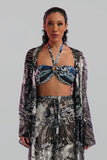 Sina Silk Cover-Up Top