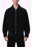 NOIR SUEDE WORK JACKET