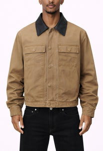 TAN SUEDE WORK JACKET