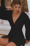 Chic Black Linen Dress : Ti Amo