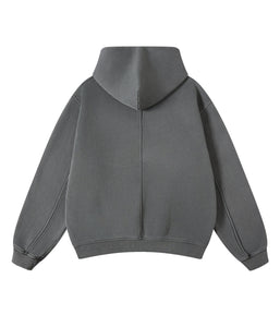 GREY VINTAGE HOODIE