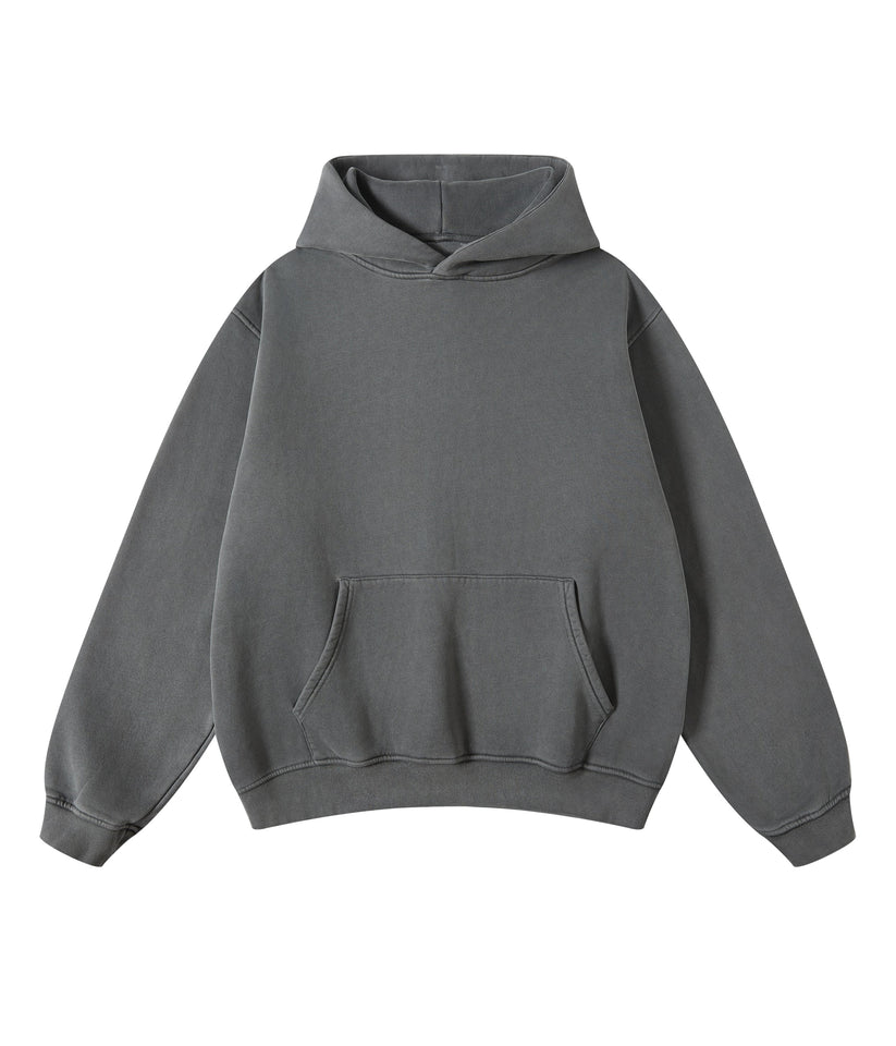 GREY VINTAGE HOODIE