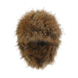 Lei Reversible Fur Trapper Hat Black/Brown
