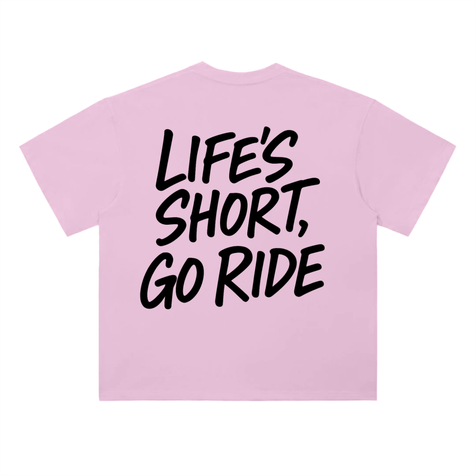 White Go Ride Tee