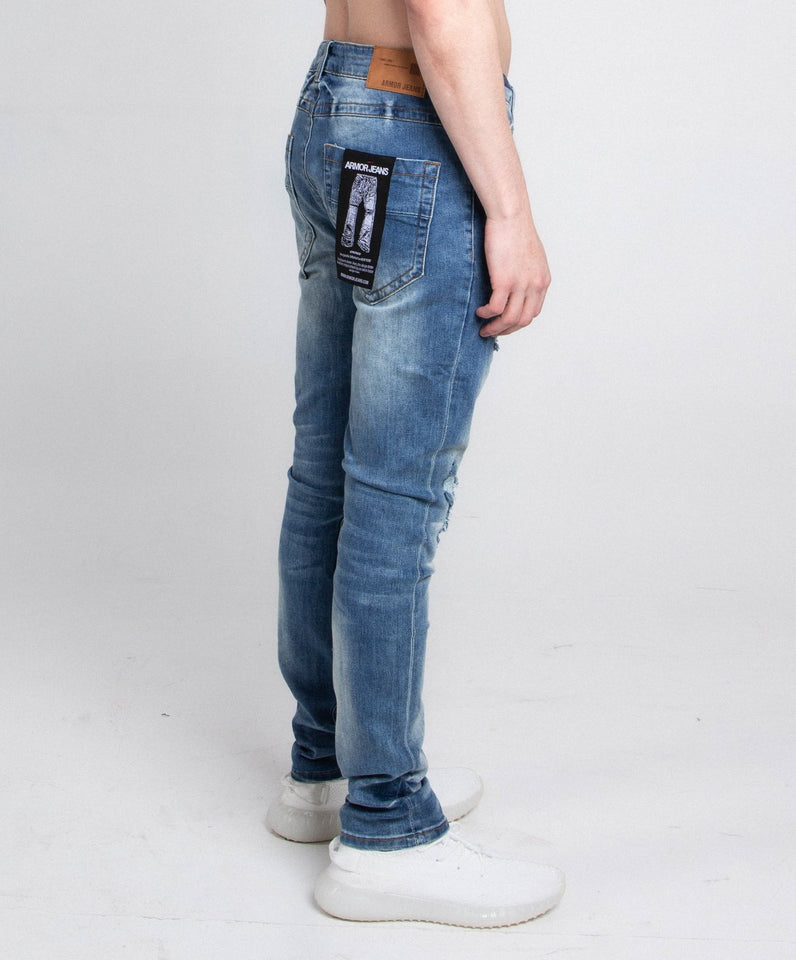 A402 SMALL RIPPED SKINNY JEANS - Wear with style