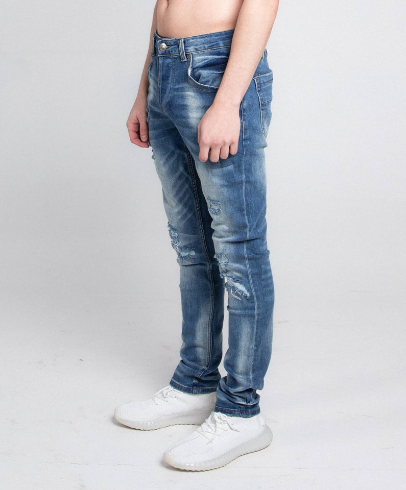 A402 SMALL RIPPED SKINNY JEANS - Wear with style