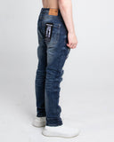 A403 SMALL RIPPED MID - RISE SKINNY JEANS - Wear with style