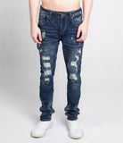 A403 SMALL RIPPED MID - RISE SKINNY JEANS - Wear with style