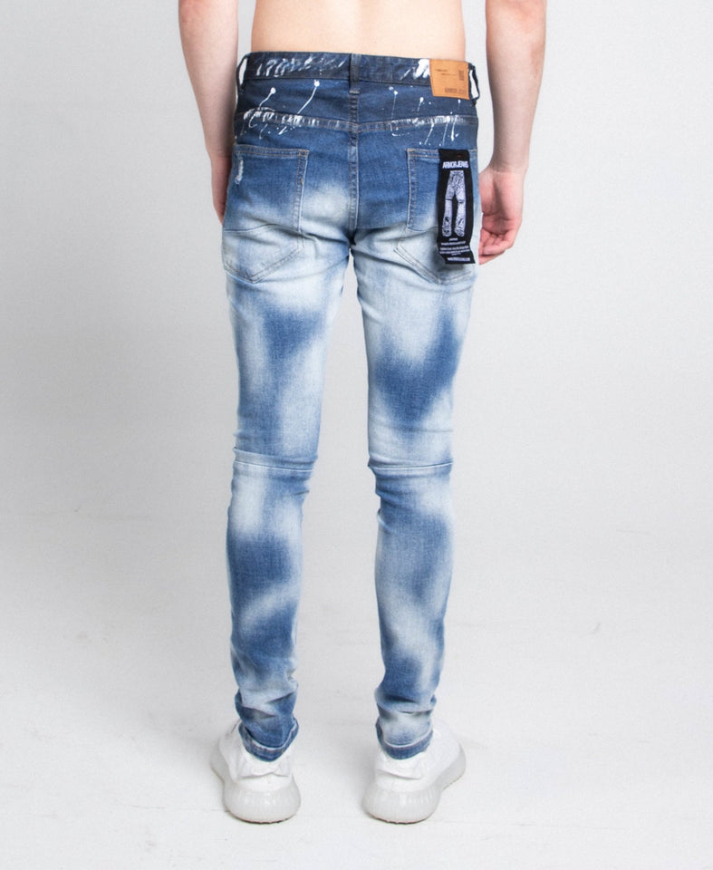 A404 CASUAL FADED WASH SKINNY JEANS - Wear with style