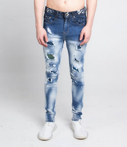 A404 CASUAL FADED WASH SKINNY JEANS - Wear with style