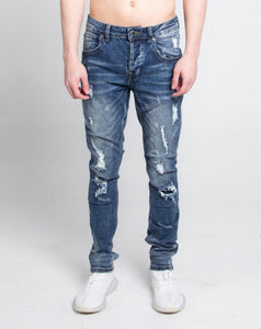 A406 CASUAL DISTRESSED SKINNY JEANS - Wear with style