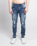 A406 CASUAL DISTRESSED SKINNY JEANS - Wear with style