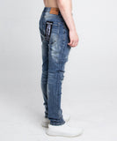 A406 CASUAL DISTRESSED SKINNY JEANS - Wear with style