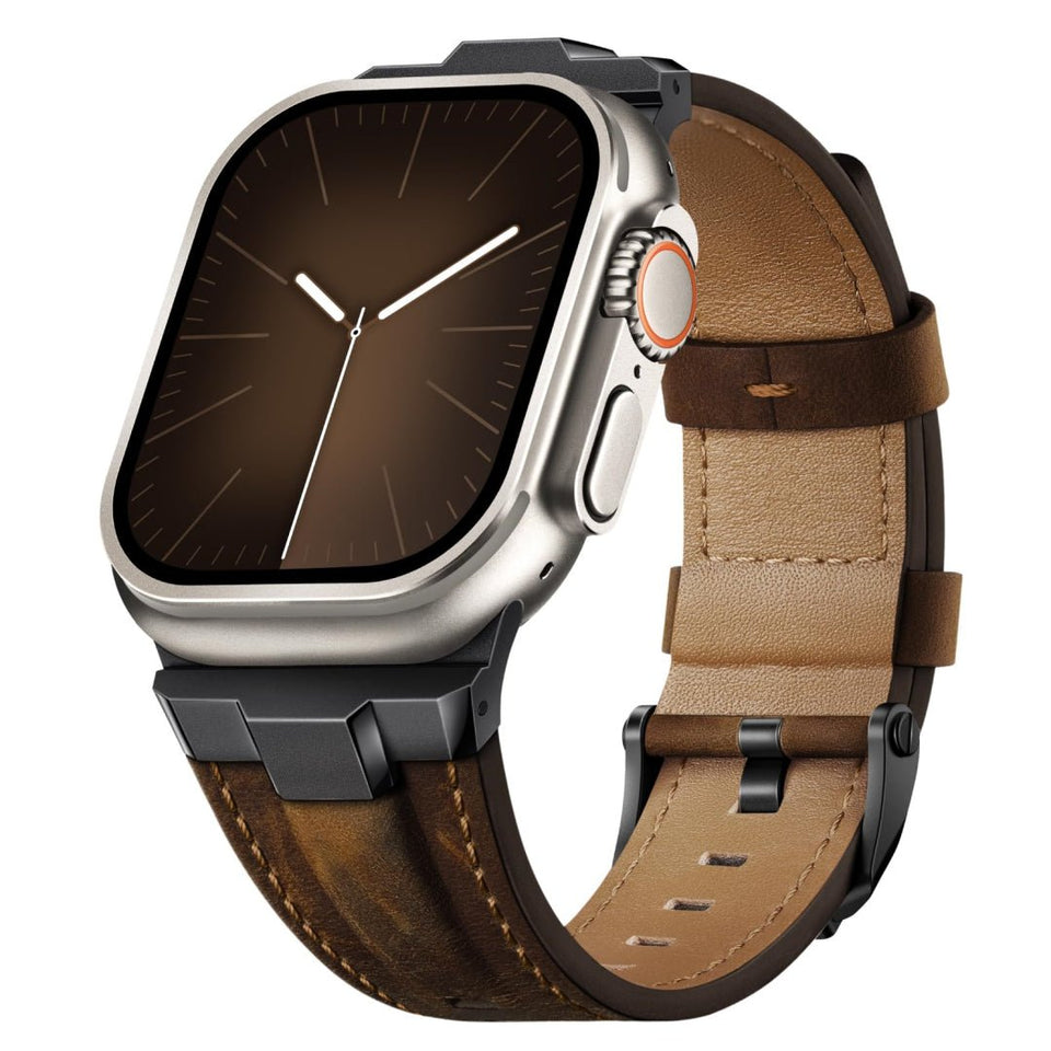 Adventure Full - Grain Leather Band for Apple Watch - Wear with style
