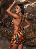 African zest Bandage three piece swimsuit - Wear with style