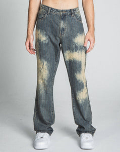 AJ01L - 3 VINTAGE THREAD LINE LOOSE JEANS - Wear with style