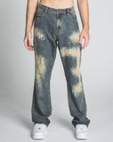 AJ01L - 3 VINTAGE THREAD LINE LOOSE JEANS - Wear with style