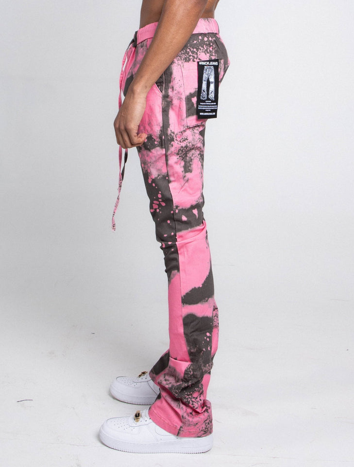 AJ04L COLOR DYE LOOSE JEANS - Wear with style