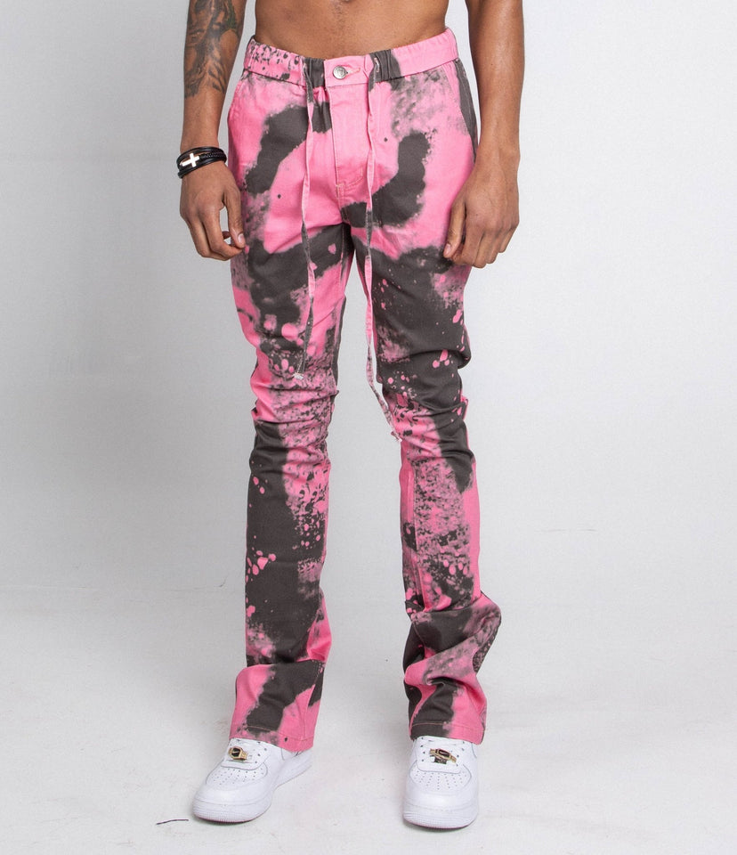 AJ04L COLOR DYE LOOSE JEANS - Wear with style