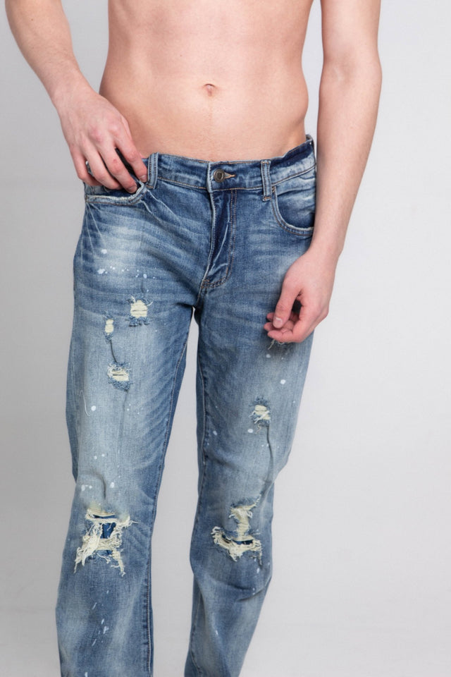 AJ05C CASUAL SKINNY DISTRESSED JEANS - Wear with style