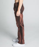 AJ05ST BROWN WASHED STRAIGHT JEANS - Wear with style