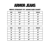 AJ05ST BROWN WASHED STRAIGHT JEANS - Wear with style