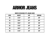 AJ17SK THREAD LINE STACKED JEANS - Wear with style